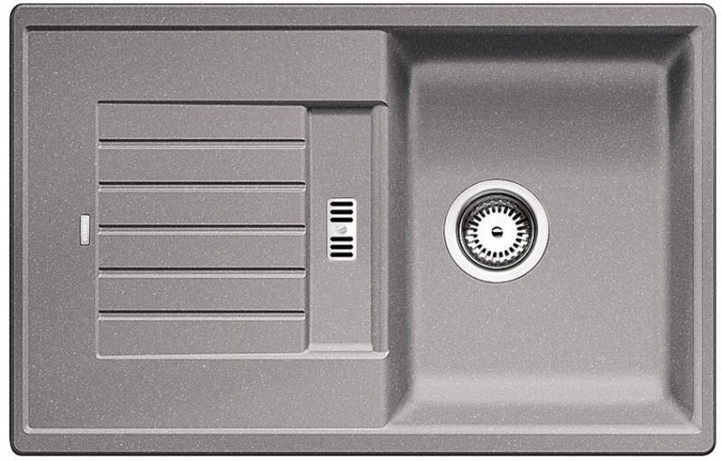 Врезная кухонная мойка Blanco ZIA 45S SILGRANIT PuraDur алюметаллик