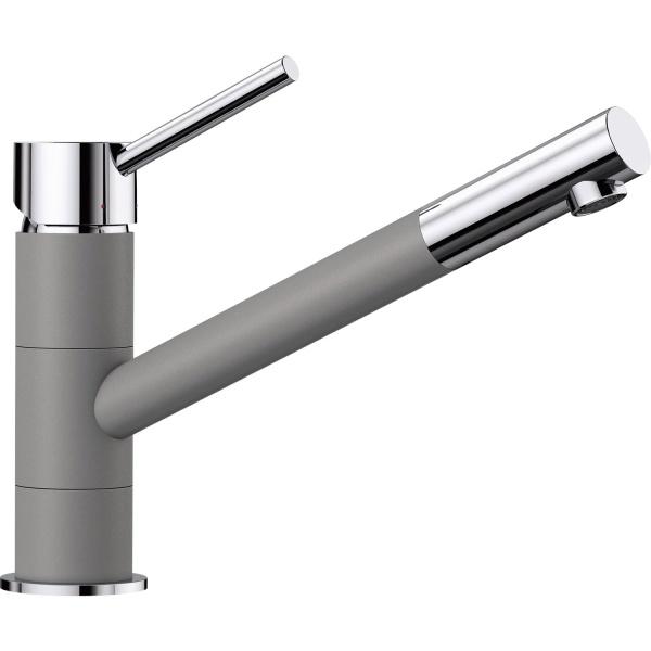 Смеситель для кухни (мойки) Blanco Kano хром/алюметаллик