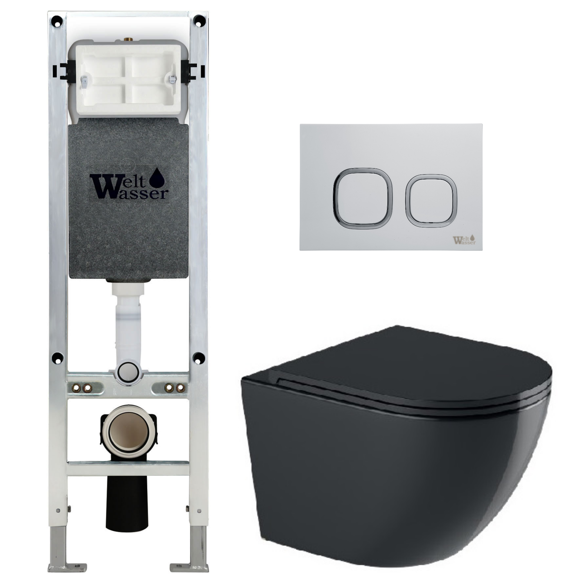 Комплект WeltWasser 10000012174 Merzbach 043 GL-BL + Amberg 350 ST + Amberg RD-WT
