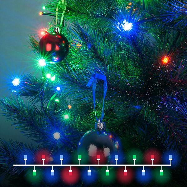 Гирлянда нить "Мишура" Eurosvet 5м IP20 400-004 мульти