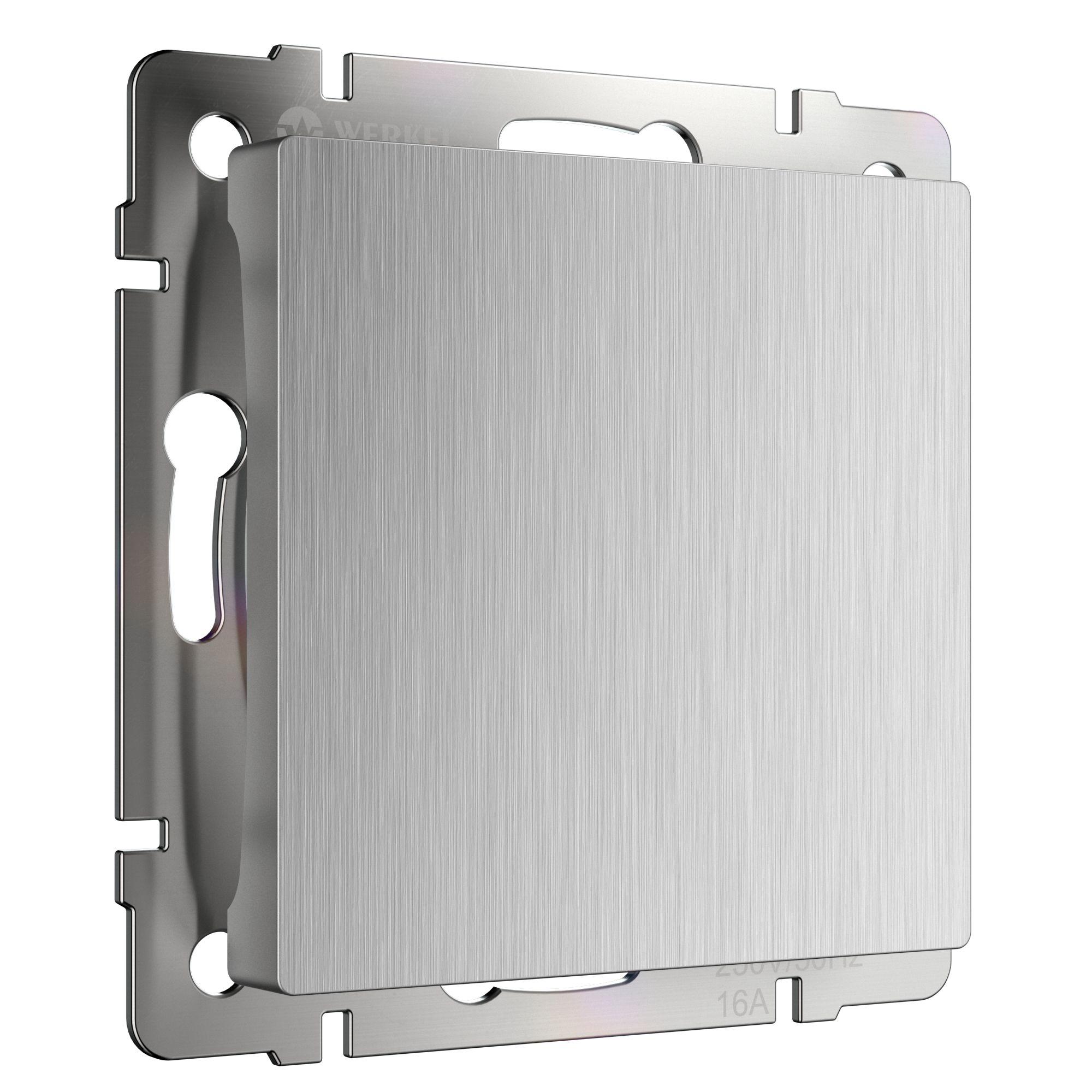 Заглушка серебряный рифленый Werkel W1159209