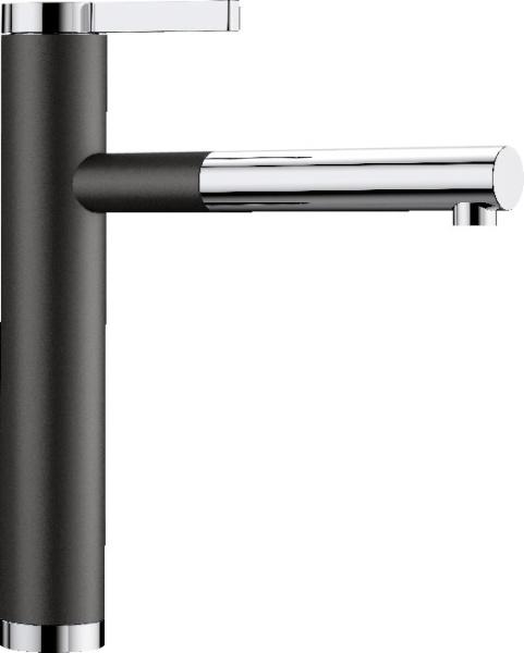 Смеситель для кухни (мойки) Blanco Linee-S хром/черный