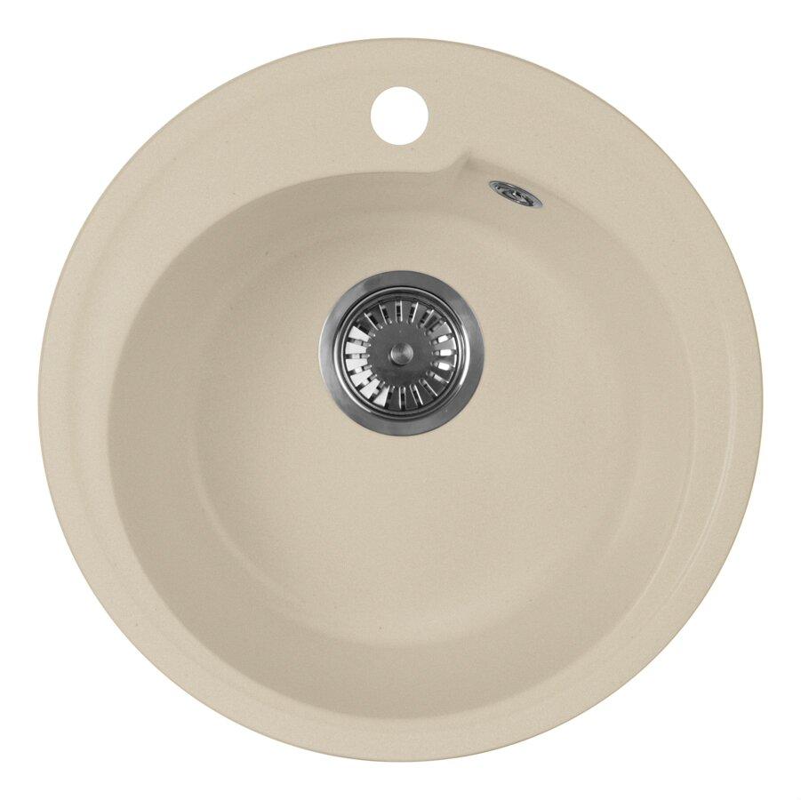 Мойка кухонная AquaGranitEx M-45 (328) бежевый