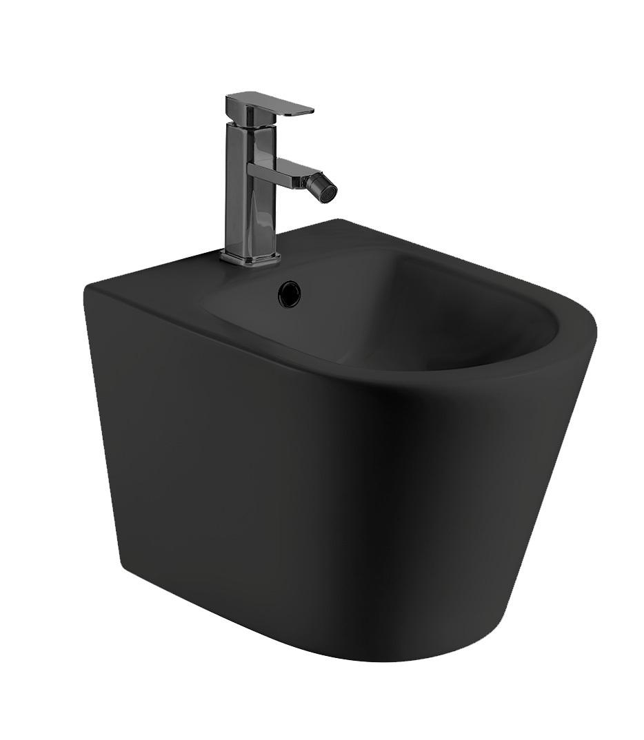 Биде подвесное WeltWasser 34.5x36x51.5 WW SALZBACH 005 MT-BL 10000003771 черный матовый