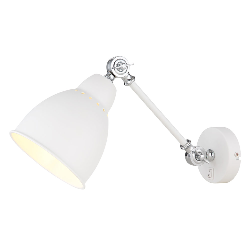 Светильник бра настенный Arte Lamp Braccio A2054AP-1WH