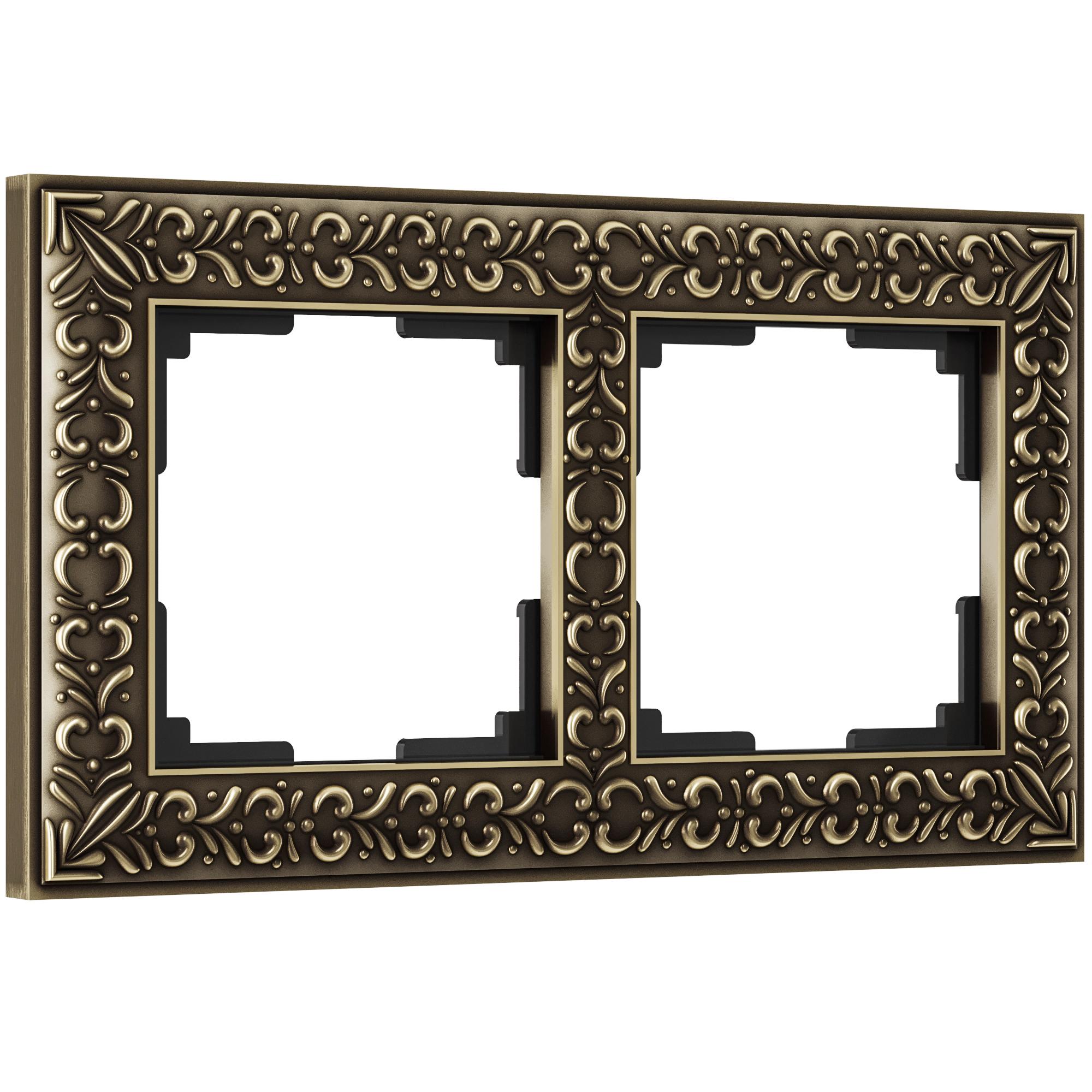 Рамка на 2 поста бронза Werkel W0021512