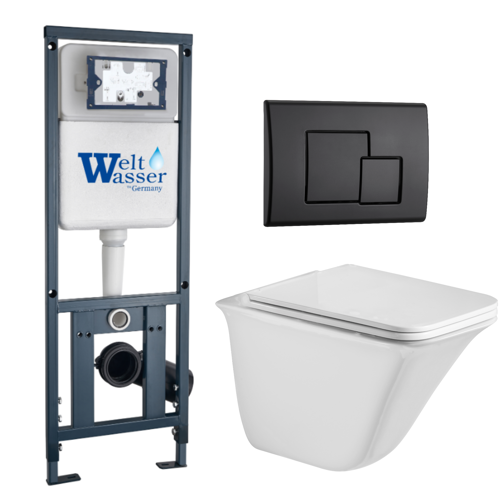 Комплект WeltWasser 10000010975 Rotbach 004 GL-WT + Marberg 410 + Marberg 410 RD MT-BL
