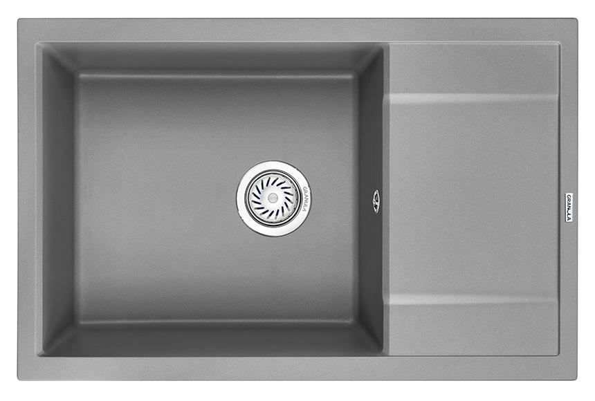 Врезная кухонная мойка Granula 7805 алюминиум