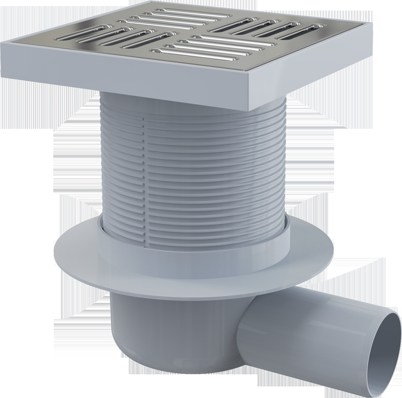 Сливной трап AlcaPlast APV5411 150х150/50 боковой выпуск