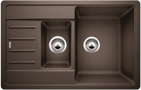 Врезная кухонная мойка Blanco LEGRA 6S Compact SILGRANIT кофе