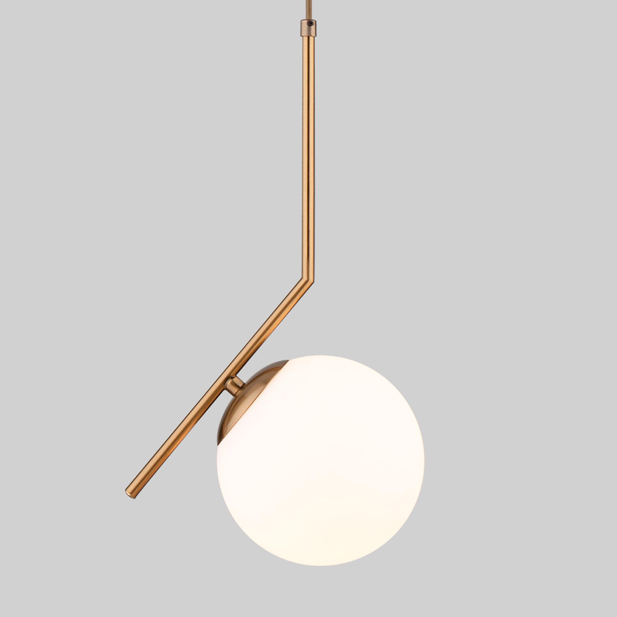 Подвесной светильник с длинным тросом 1,8м Eurosvet 50160/1 латунь