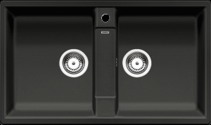 Врезная кухонная мойка Blanco ZIA 9 SILGRANIT PuraDur черный