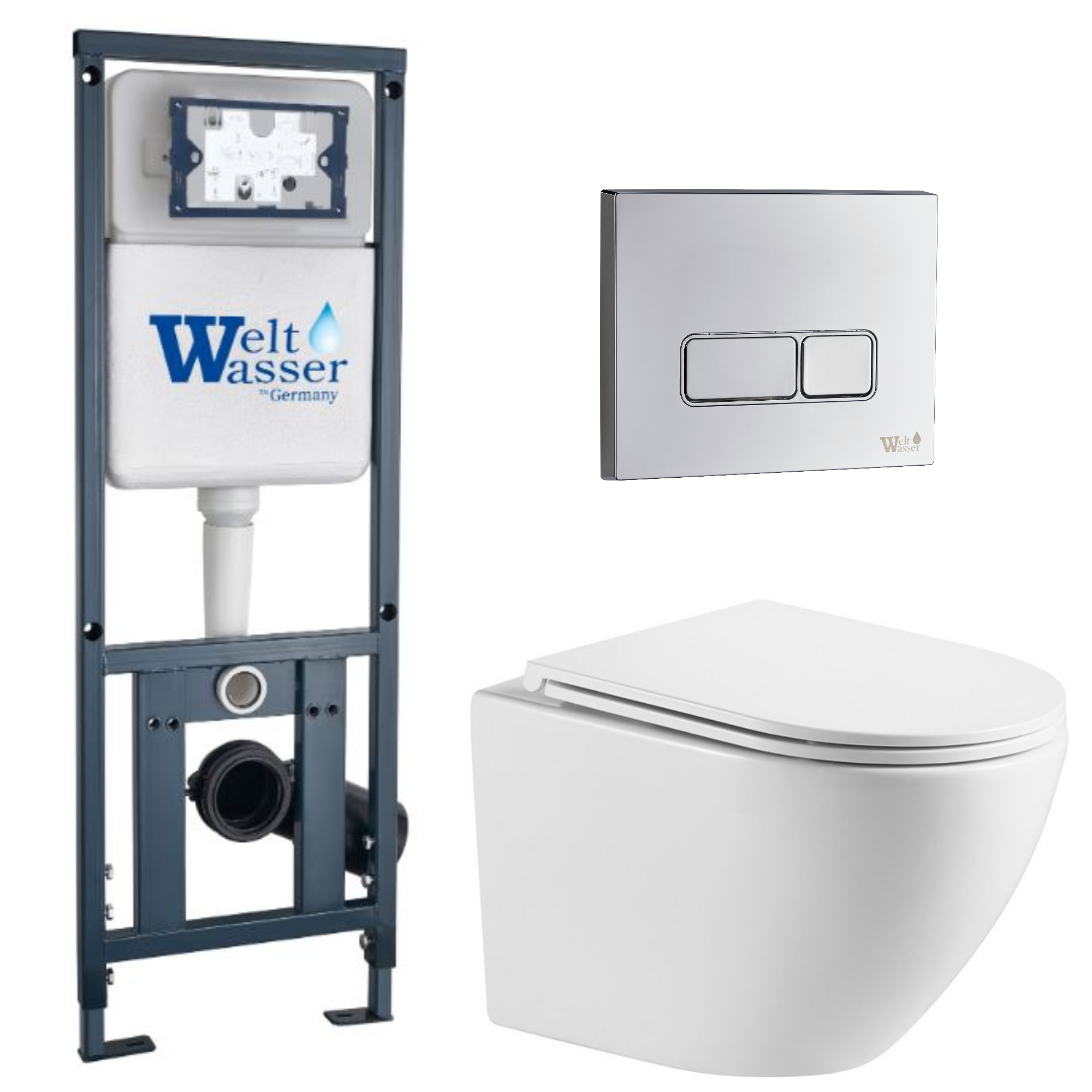 Комплект WeltWasser 10000010916 Merzbach 041 XL GL-WT + Marberg 410 + Marberg 410 SE