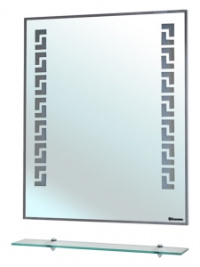 Зеркало Bellezza Мира-80 с полкой (внутренняя подсветка)