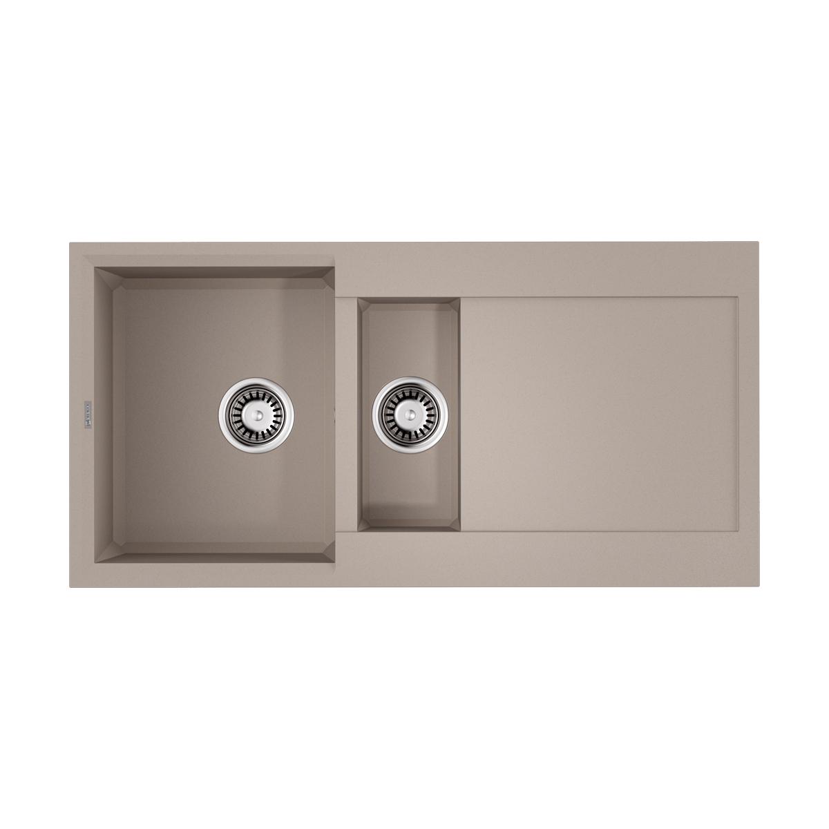 Врезная кухонная мойка Omoikiri Sakaime 100-2-SA бежевый 4993894