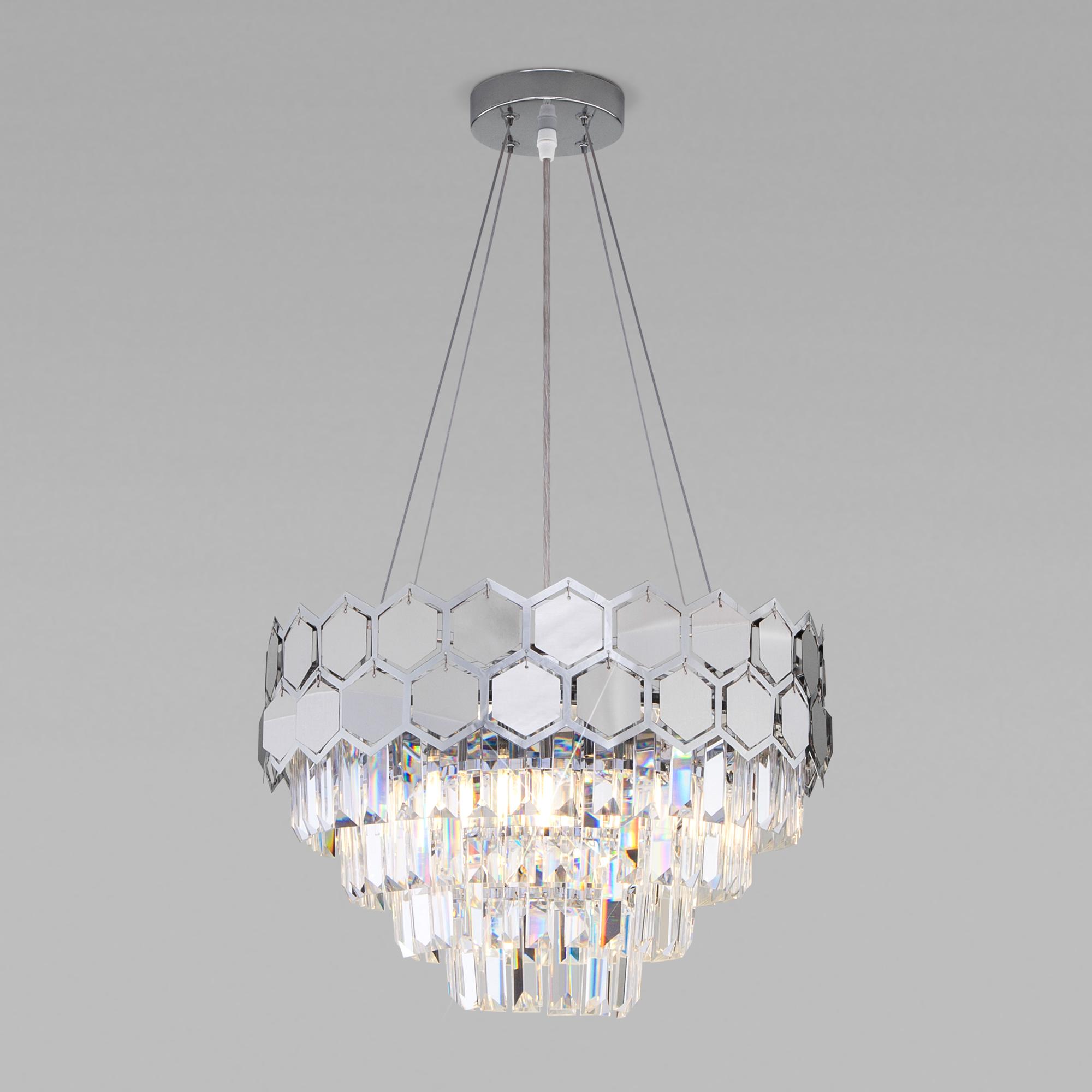 Подвесная люстра Eurosvet Умный Дом 10124/5 хром