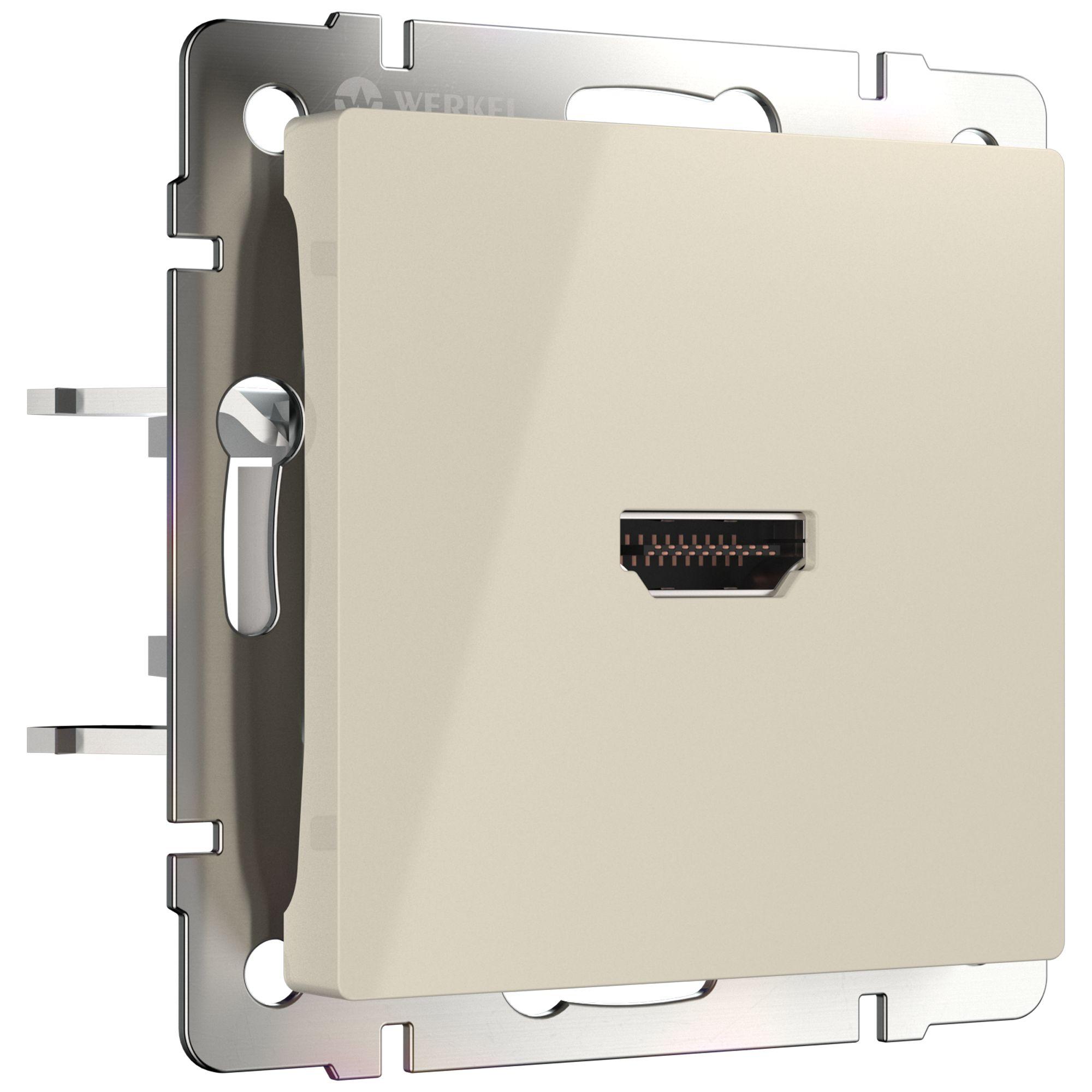 Розетка HDMI слоновая кость Werkel W1186003
