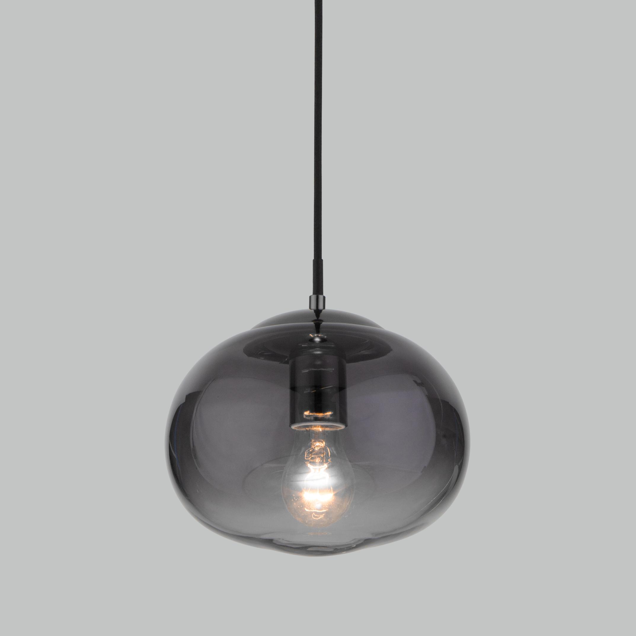 Подвесной светильник с плафоном Eurosvet 50212/1 дымчатый