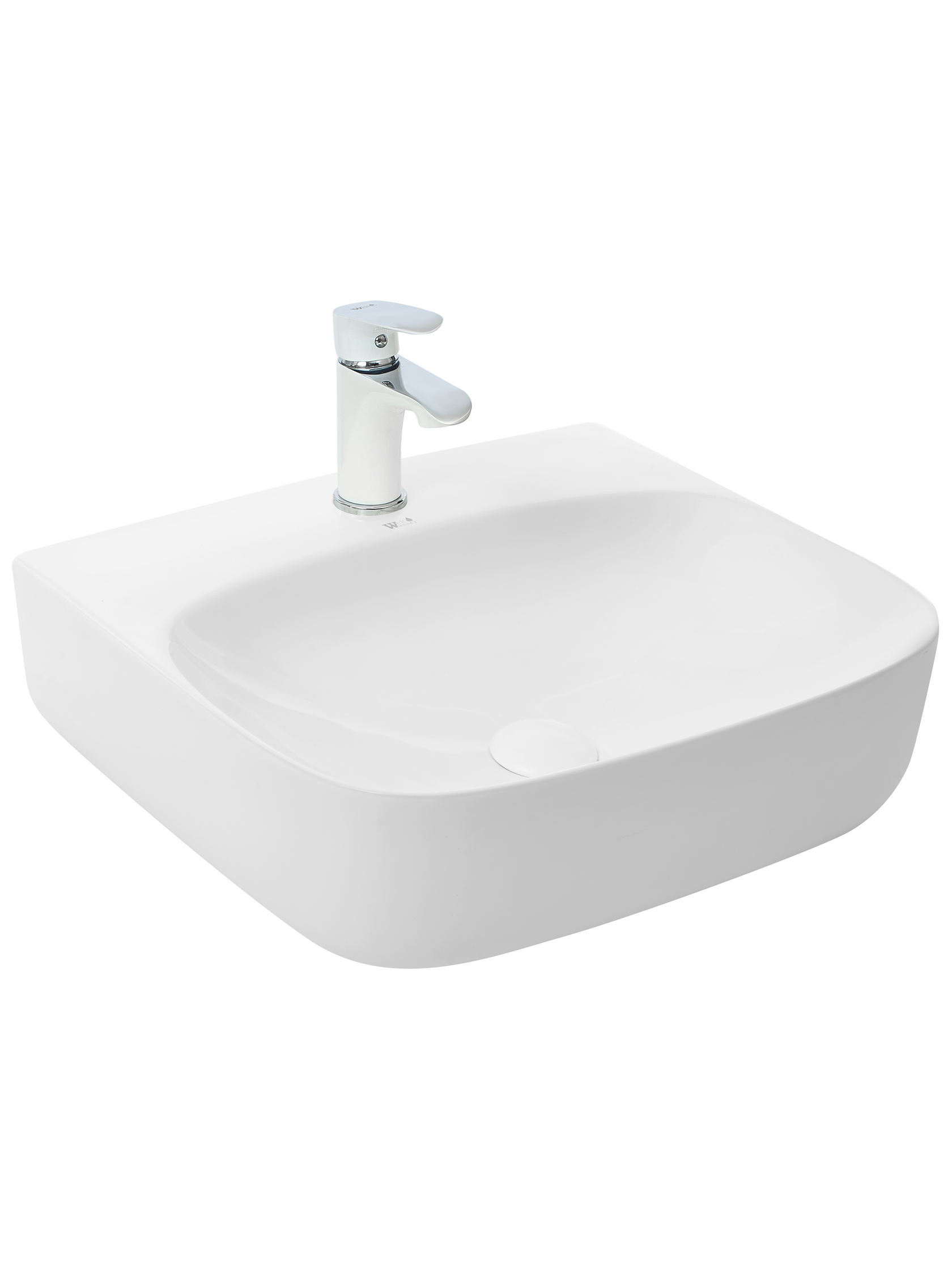 Раковина накладная WeltWasser 49.5/44.5/15 WW Elbach 2237 10000004580 белая