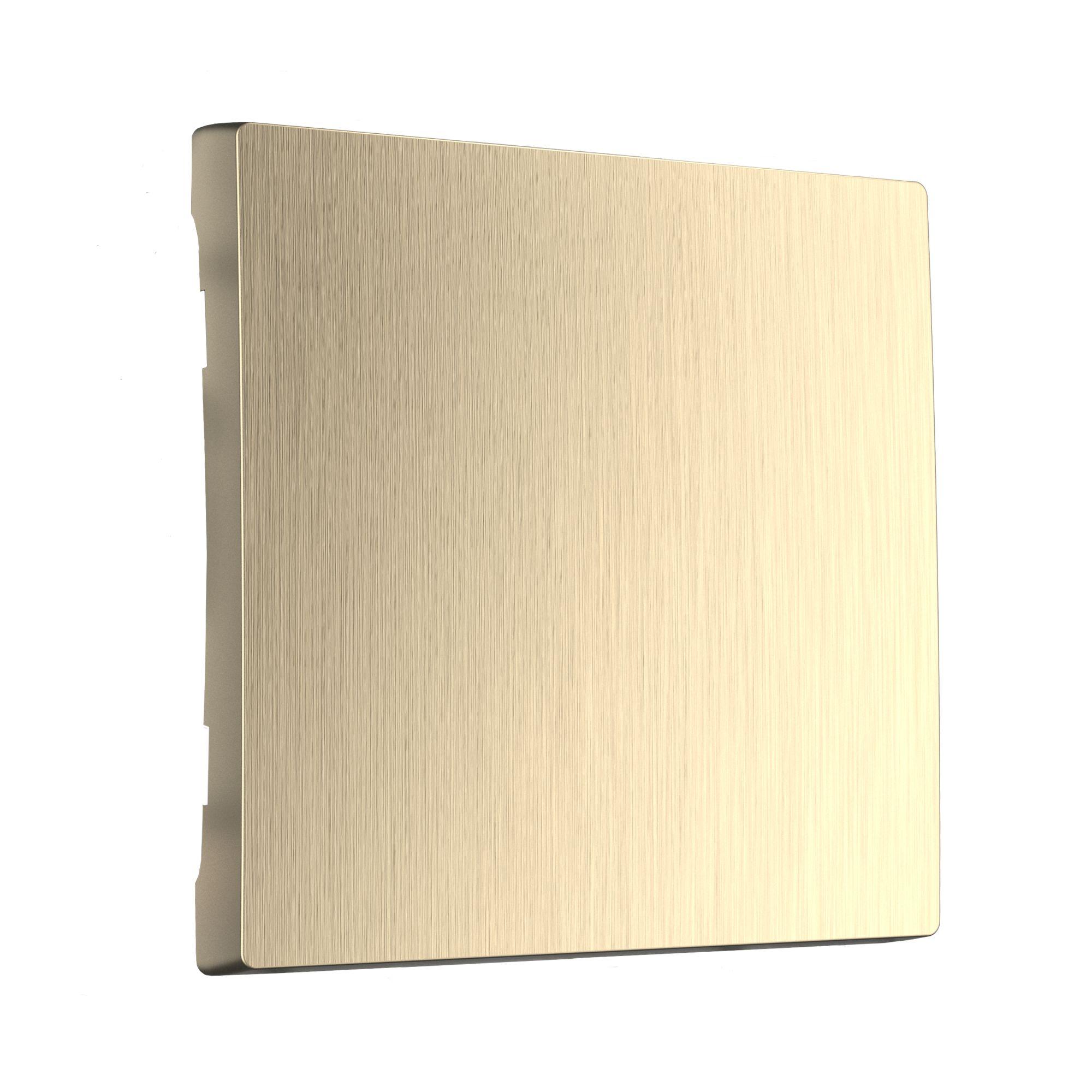 Клавиша для выключателя перекрестного шампань рифленый Werkel W1119010