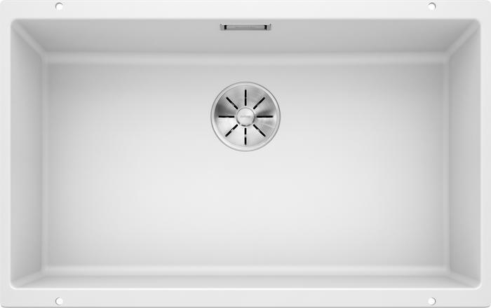 Врезная кухонная мойка Blanco SUBLINE 700-U SILGRANIT PuraDur белый