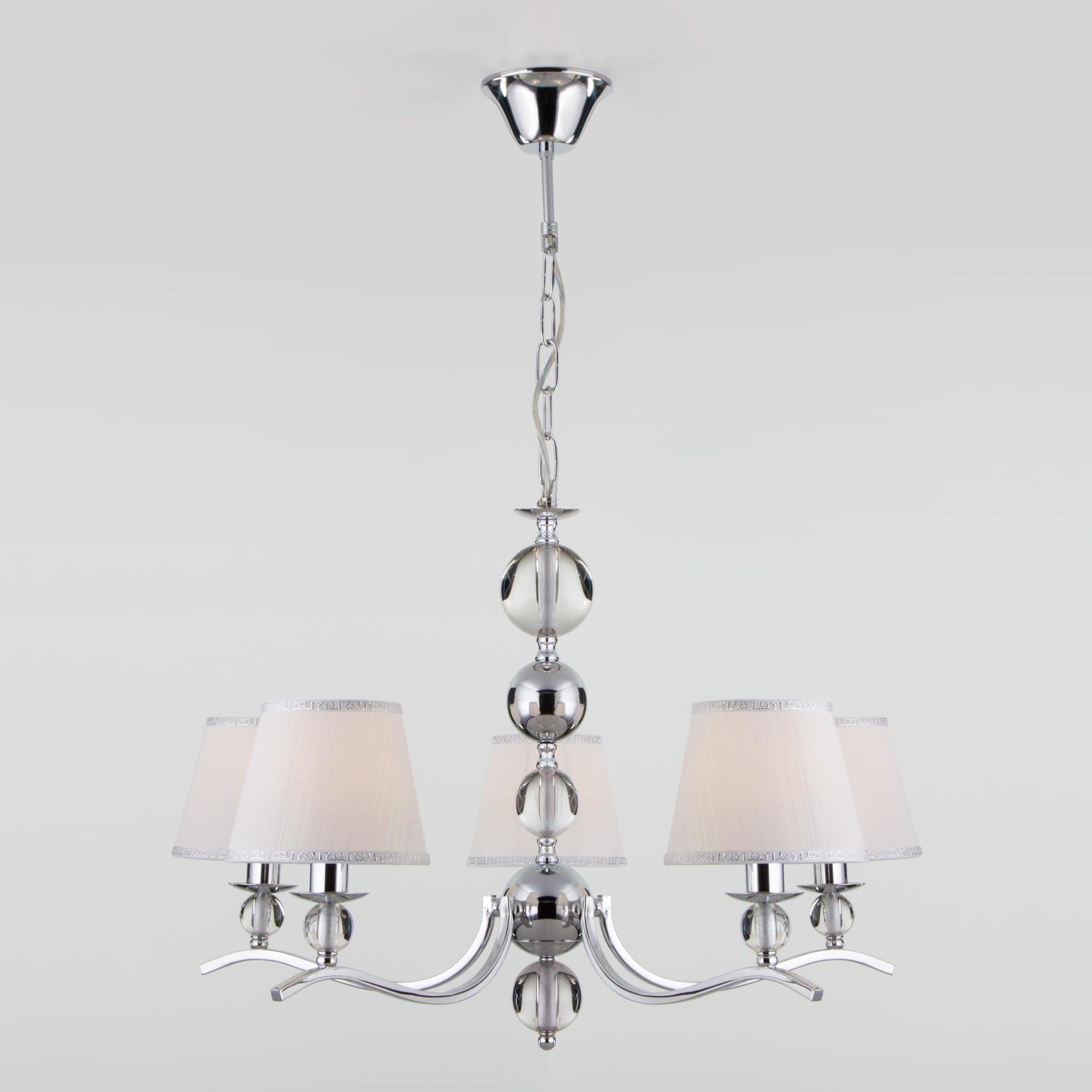 Классическая подвесная люстра Eurosvet 60097/5 хром