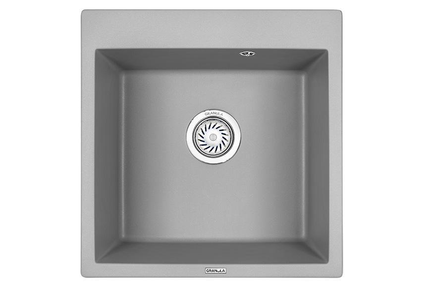 Врезная кухонная мойка Granula 5102 алюминиум