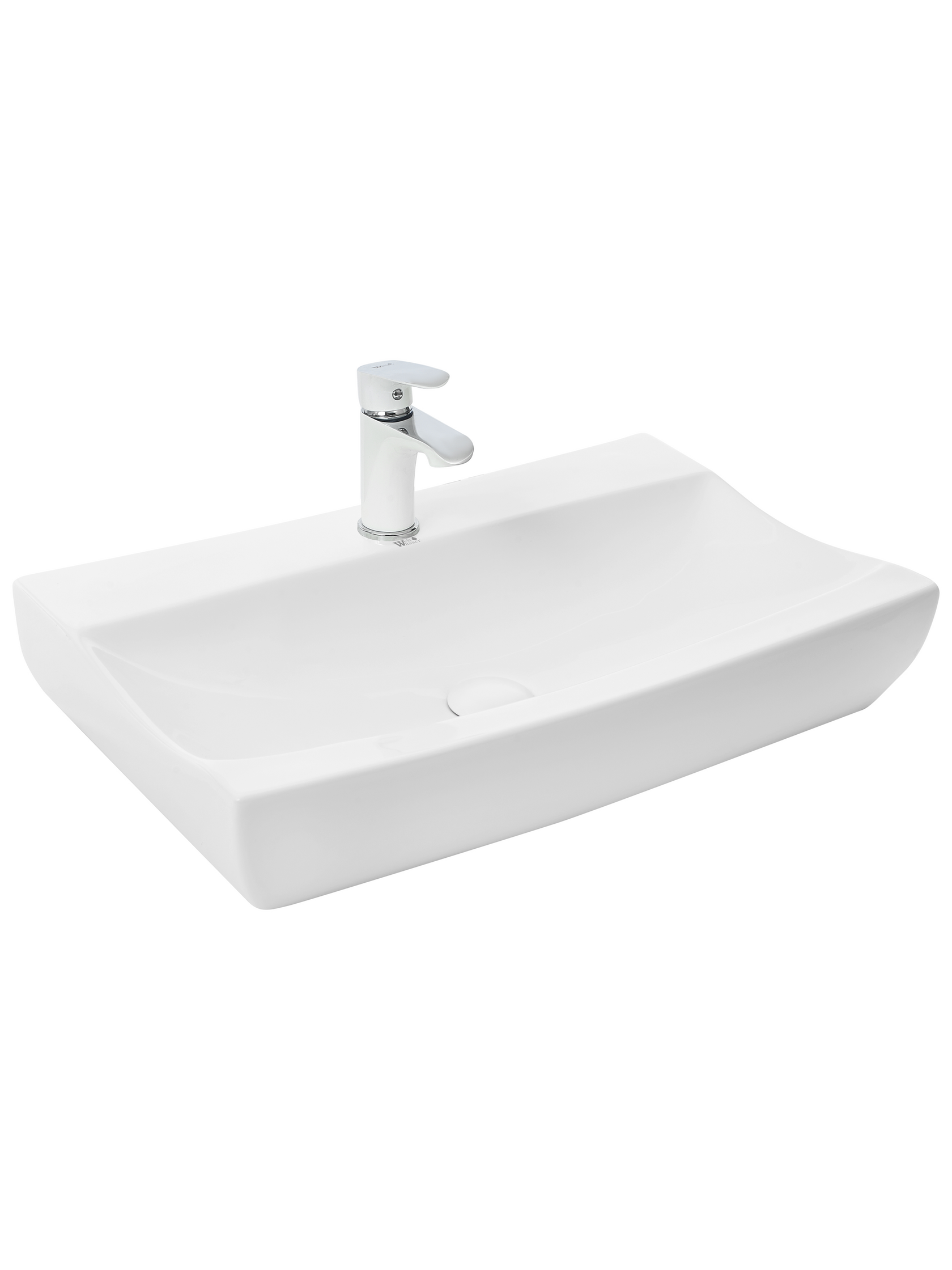 Раковина накладная WeltWasser 63/39.5/11.5 WW Elbach 2060 10000004575 белая