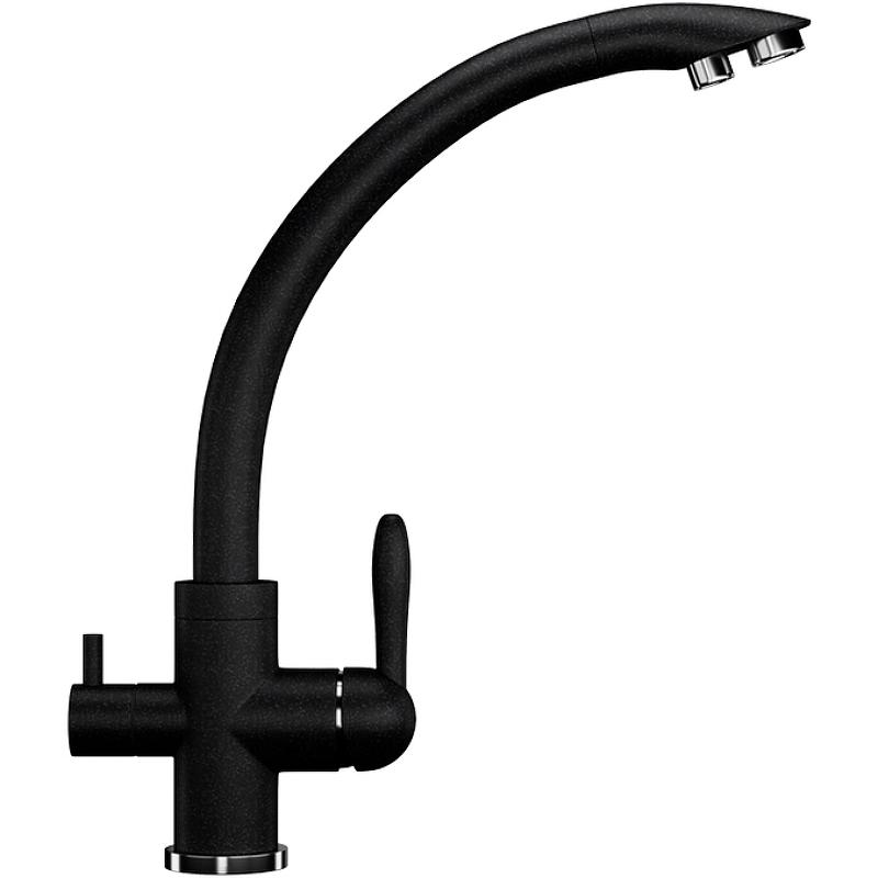 Смеситель для кухни Ulgran Classic U-017-308 черный