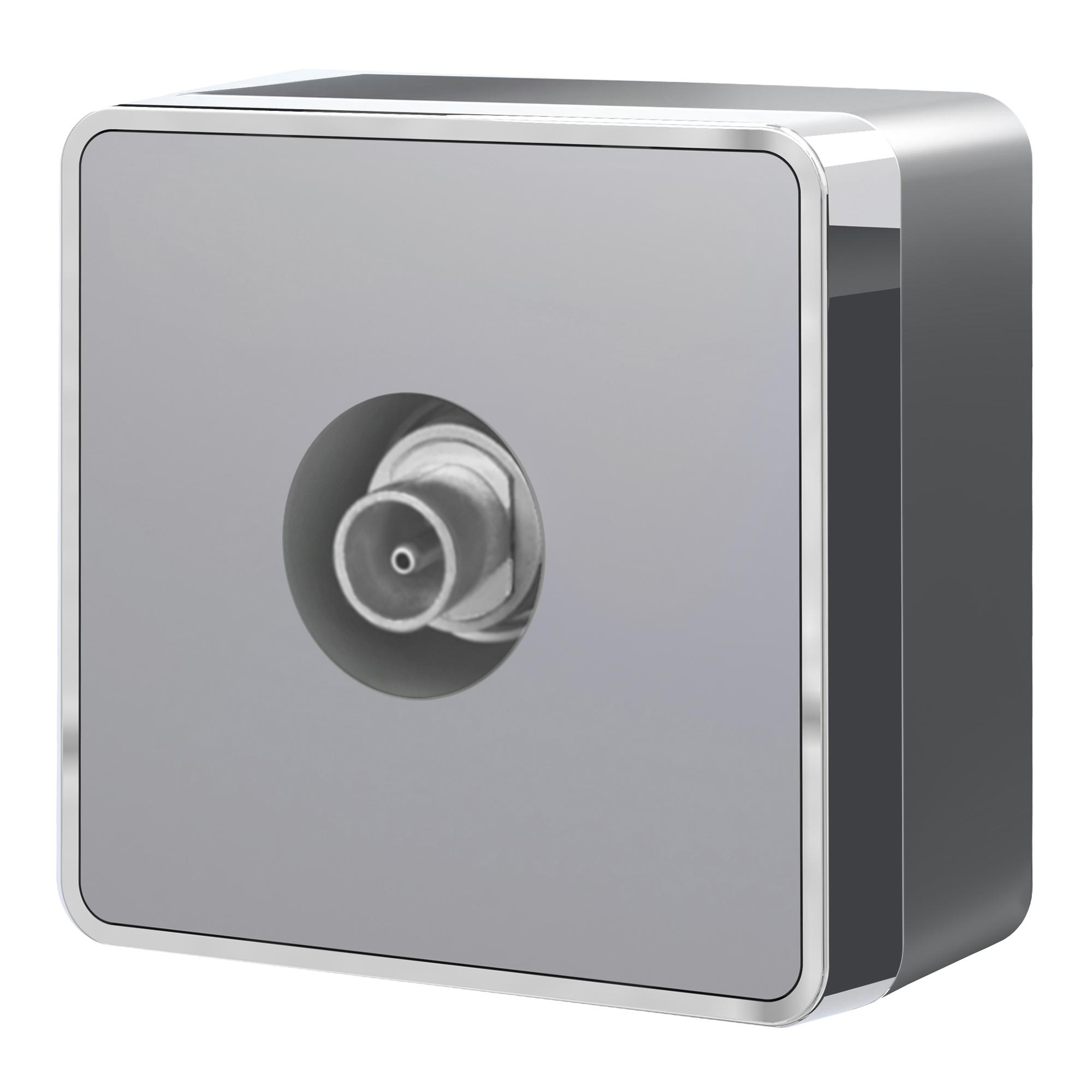 ТВ-розетка оконечная серебряный Gallant Werkel W5083006