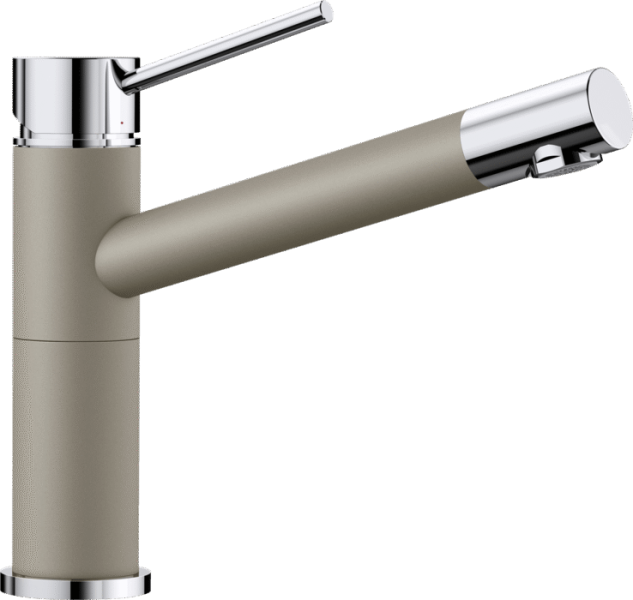 Смеситель для кухни (мойки) Blanco Alta Compact хром/серый беж