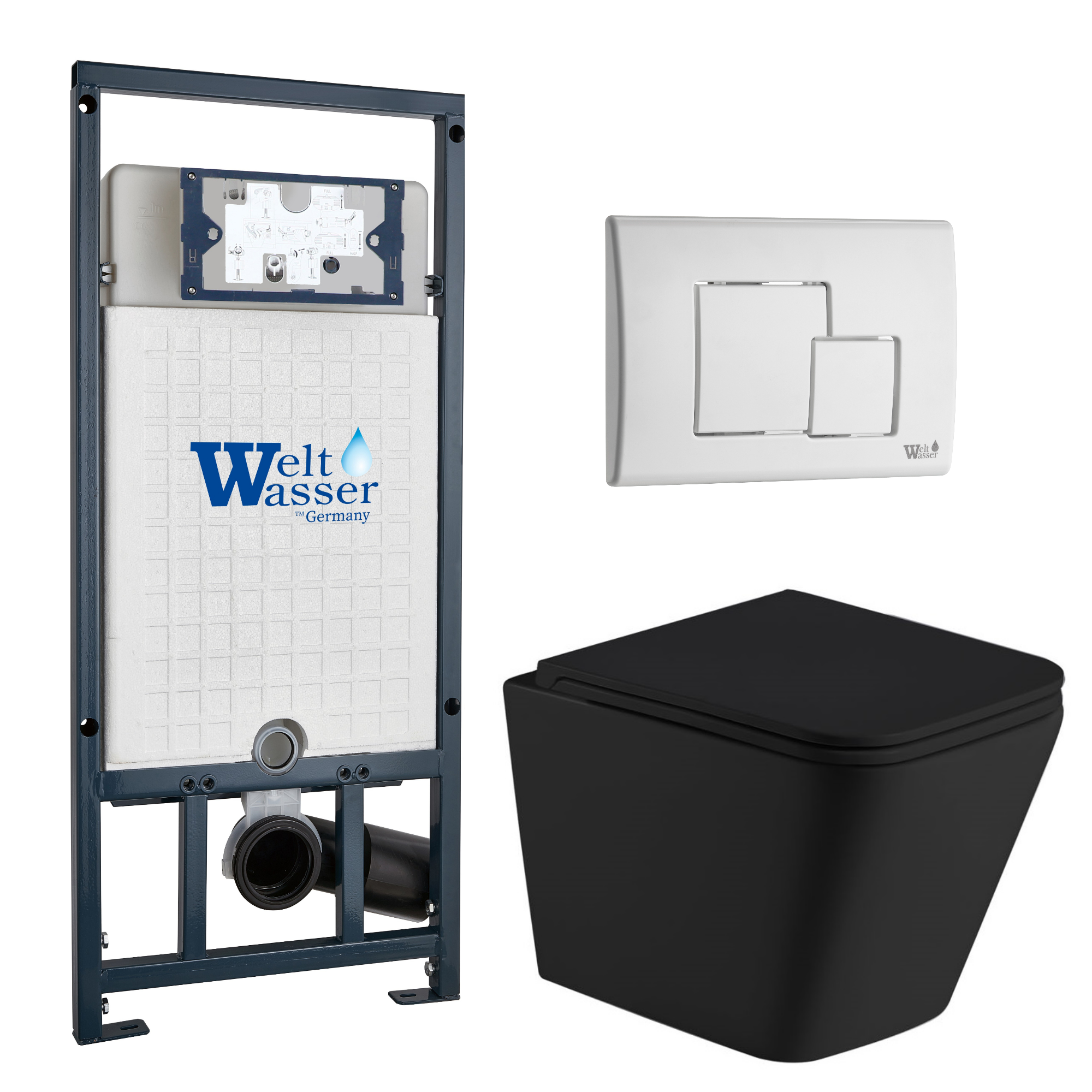 Комплект WeltWasser 10000012006 Gelbach 043 MT-BL + Marberg 507 + Marberg 507 SE GL-WT