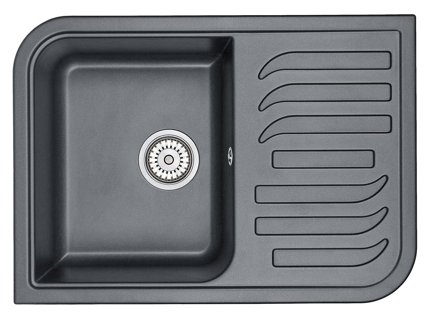 Кухонные мойки Granula GR-7001 шварц