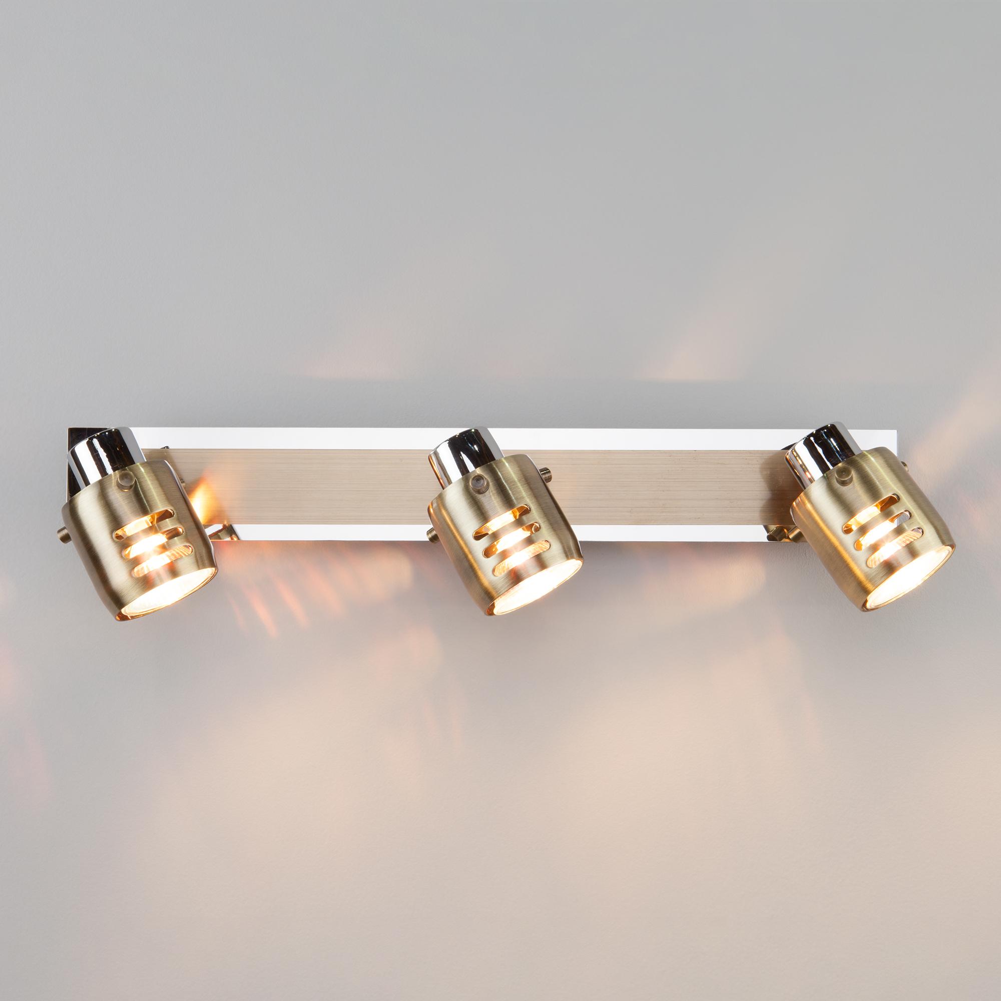 Настенный светильник Eurosvet 23463/3 хром/античная бронза