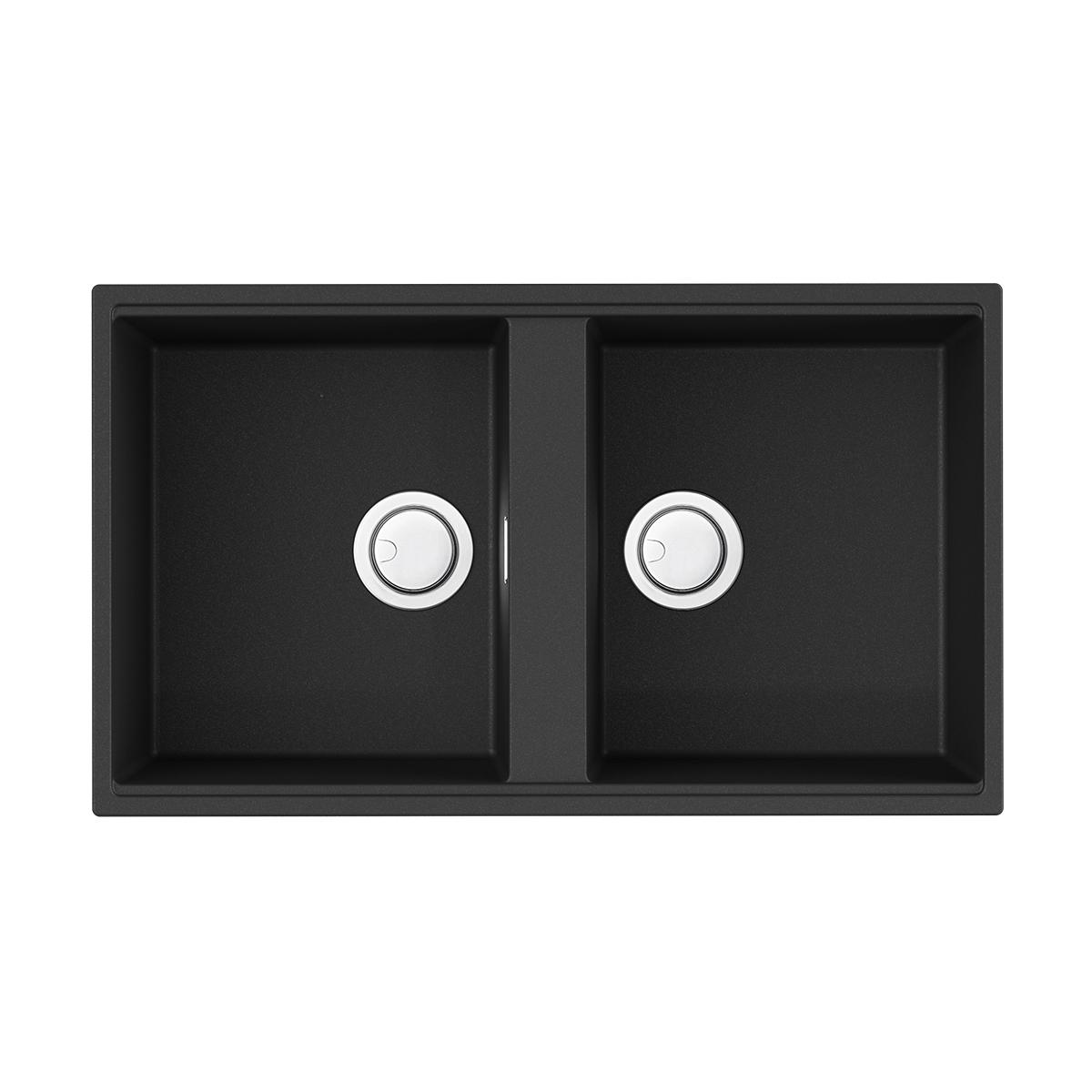 Врезная кухонная мойка Omoikiri Kitagawa 83-2-U-GB графит 4993811