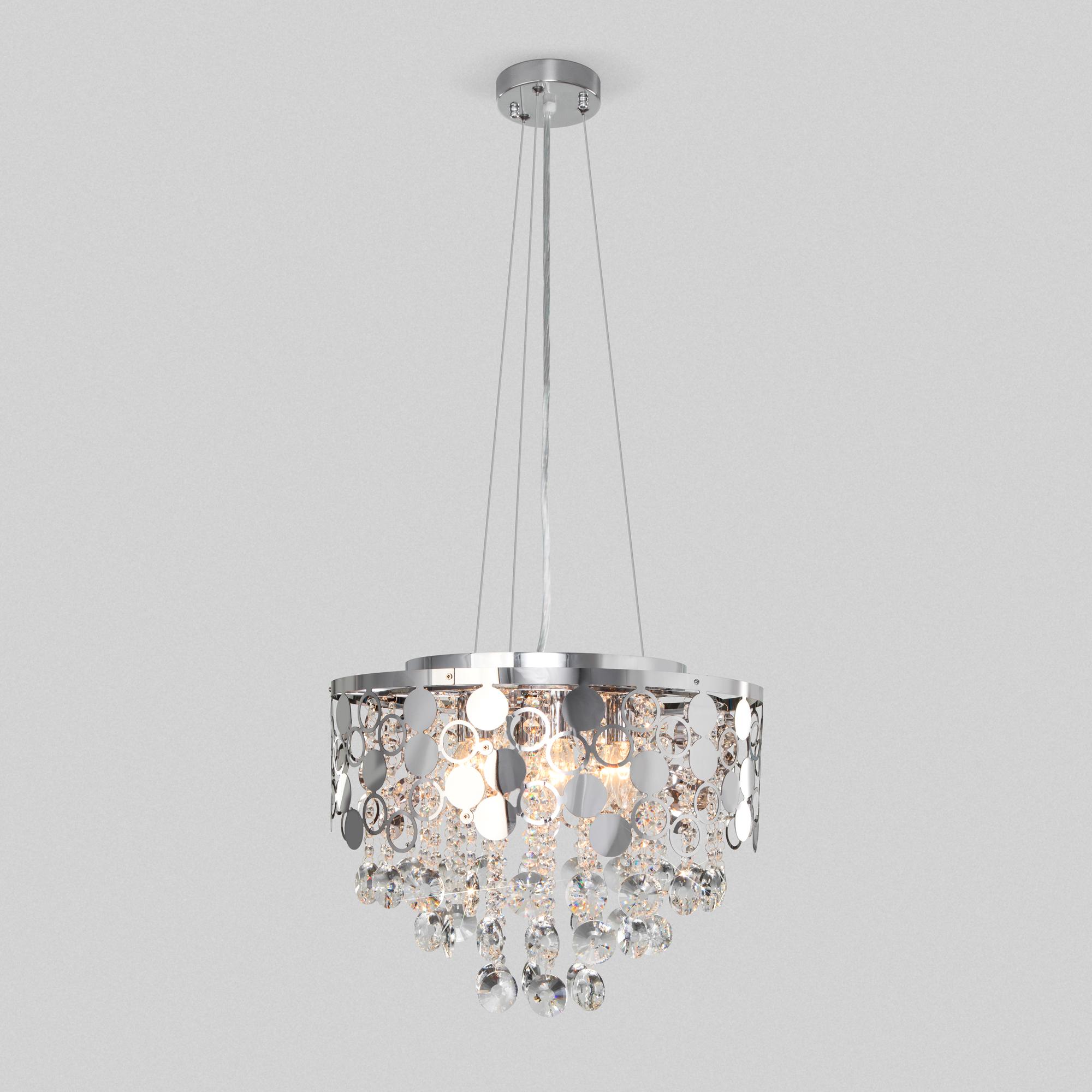 Подвесная люстра Eurosvet Умный дом 10123/6 хром