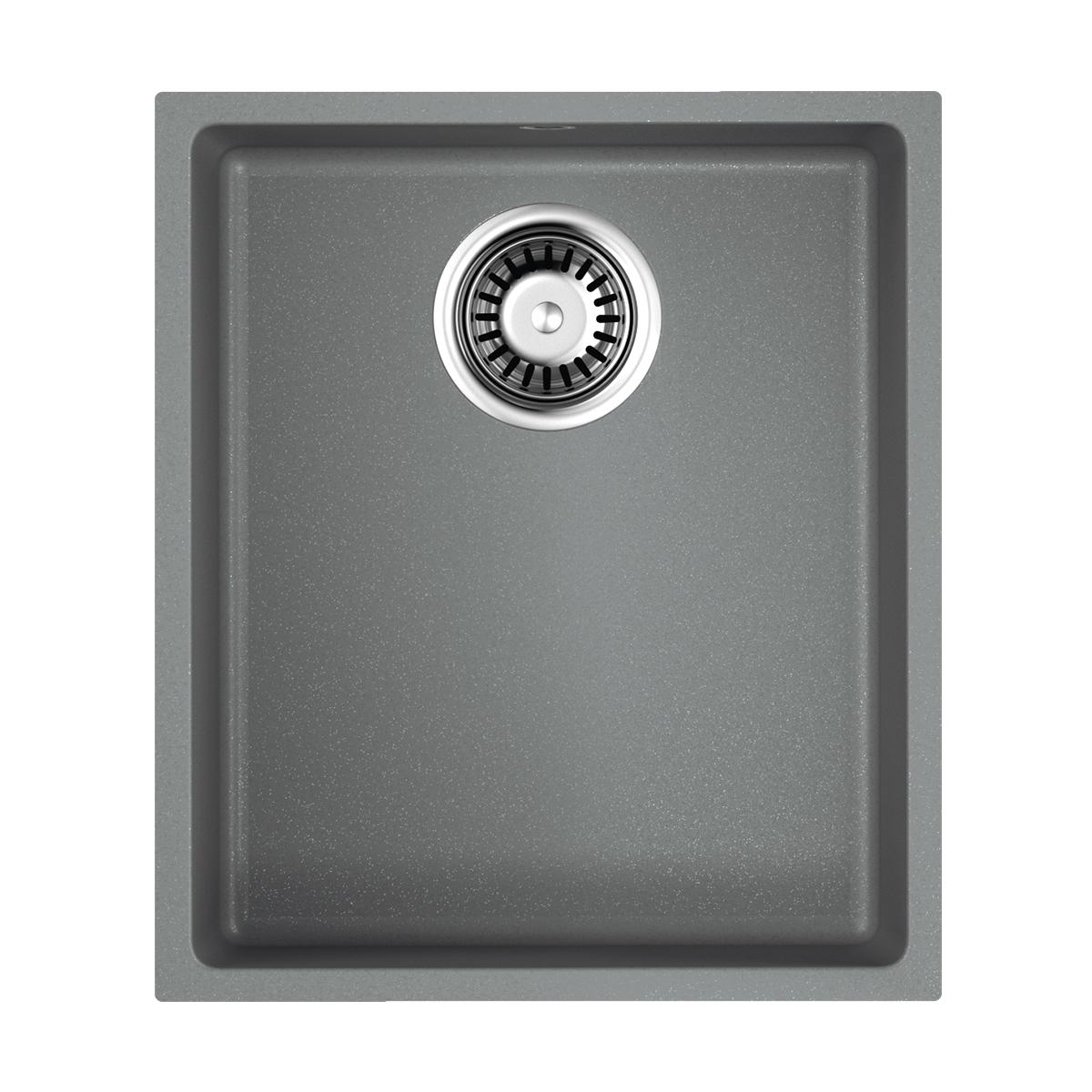 Врезная кухонная мойка Omoikiri Bosen 38-U-GR leningrad grey 4993538