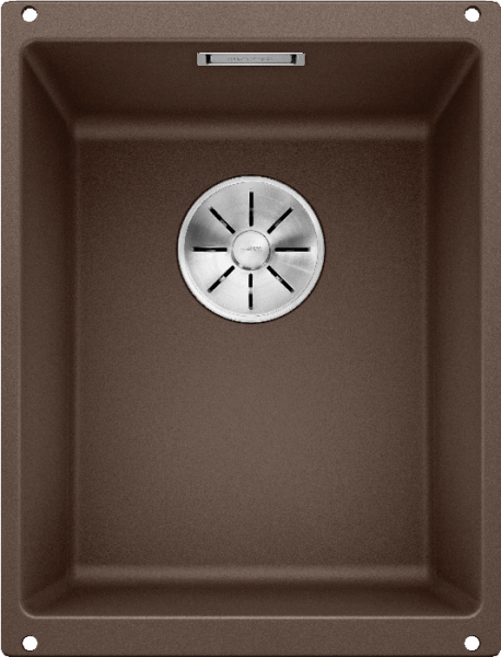 Врезная кухонная мойка Blanco SUBLINE 320-U SILGRANIT PuraDur кофе