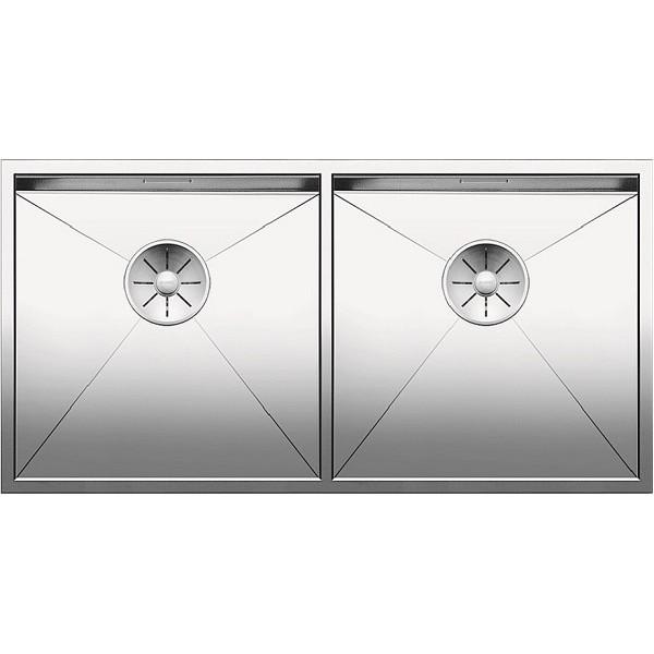 Врезная кухонная мойка Blanco ZEROX 400/400-U нержавеющая сталь