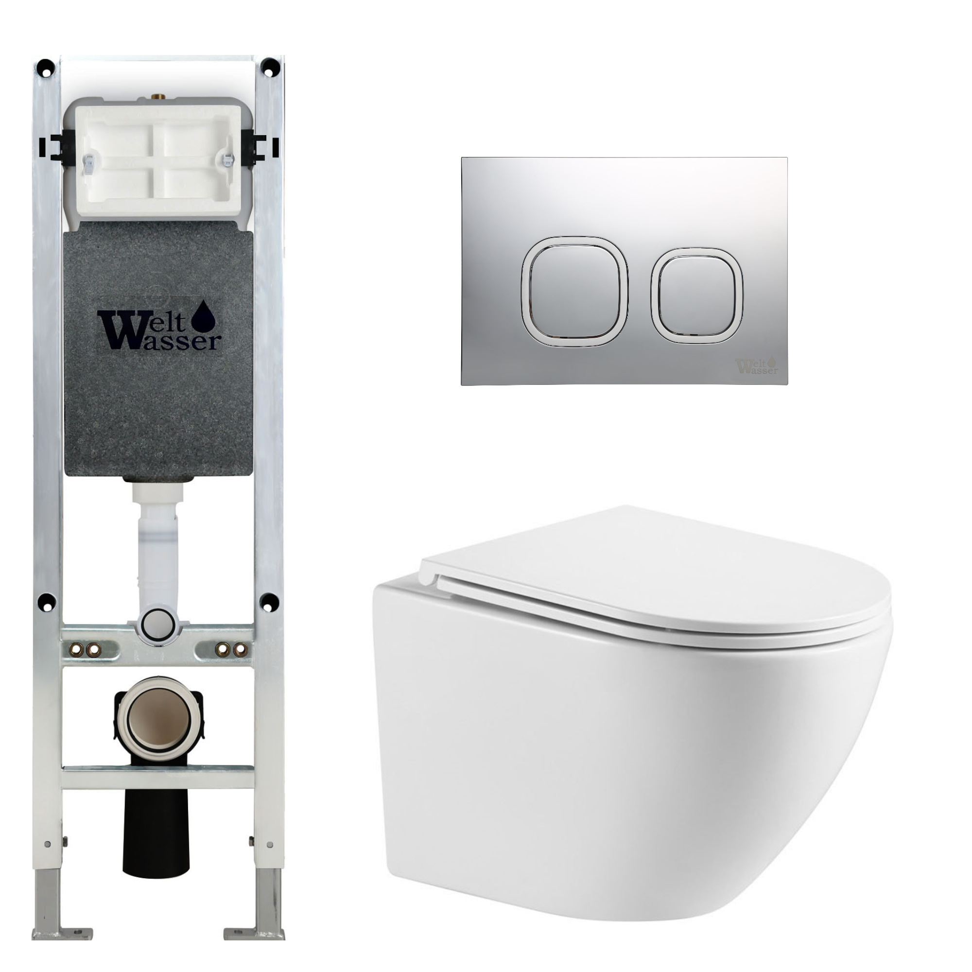 Комплект WeltWasser 10000011283 Merzbach 043 GL-WT + Amberg 350 ST + Amberg RD-CR