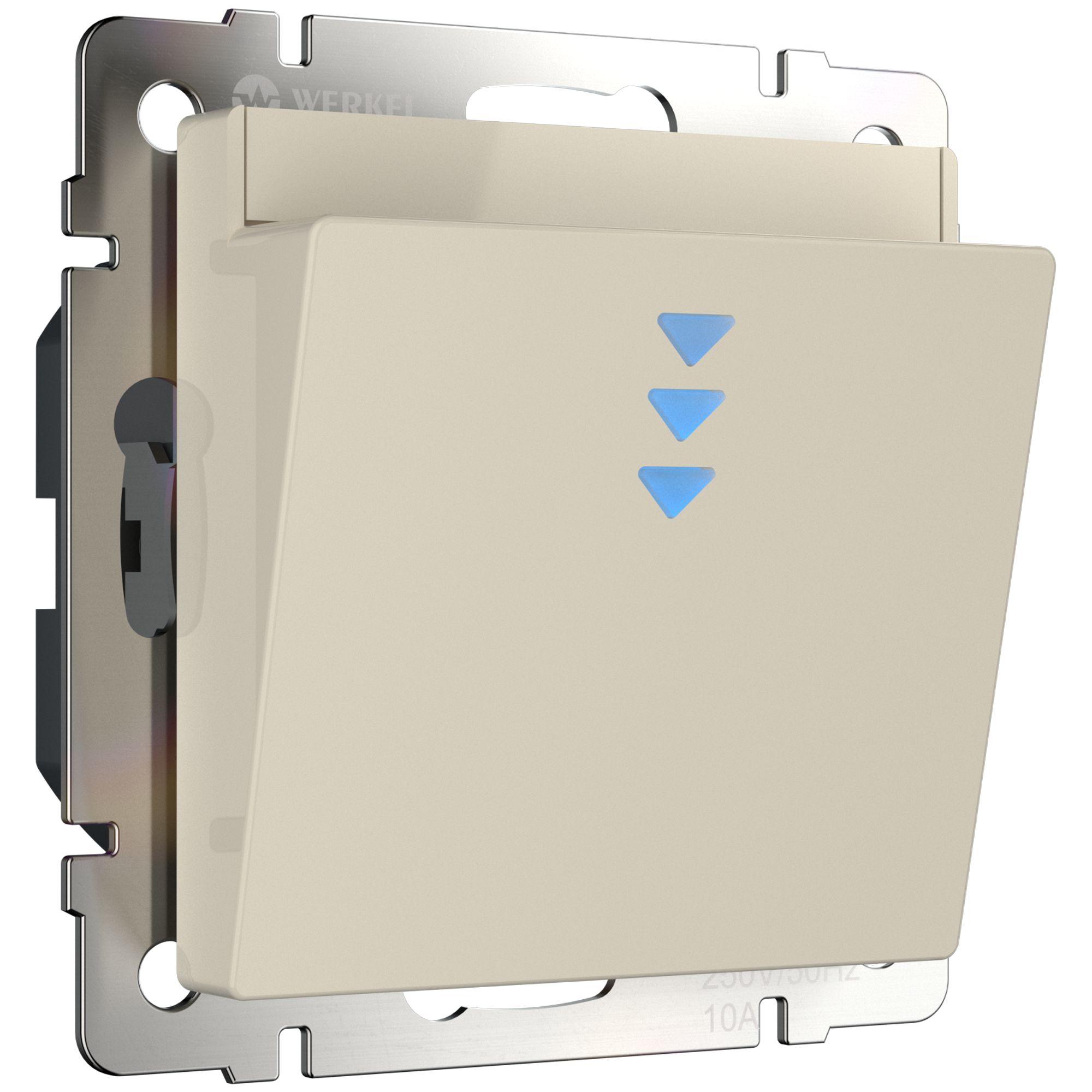 Электронный карточный выключатель слоновая кость Werkel WL03-01-03