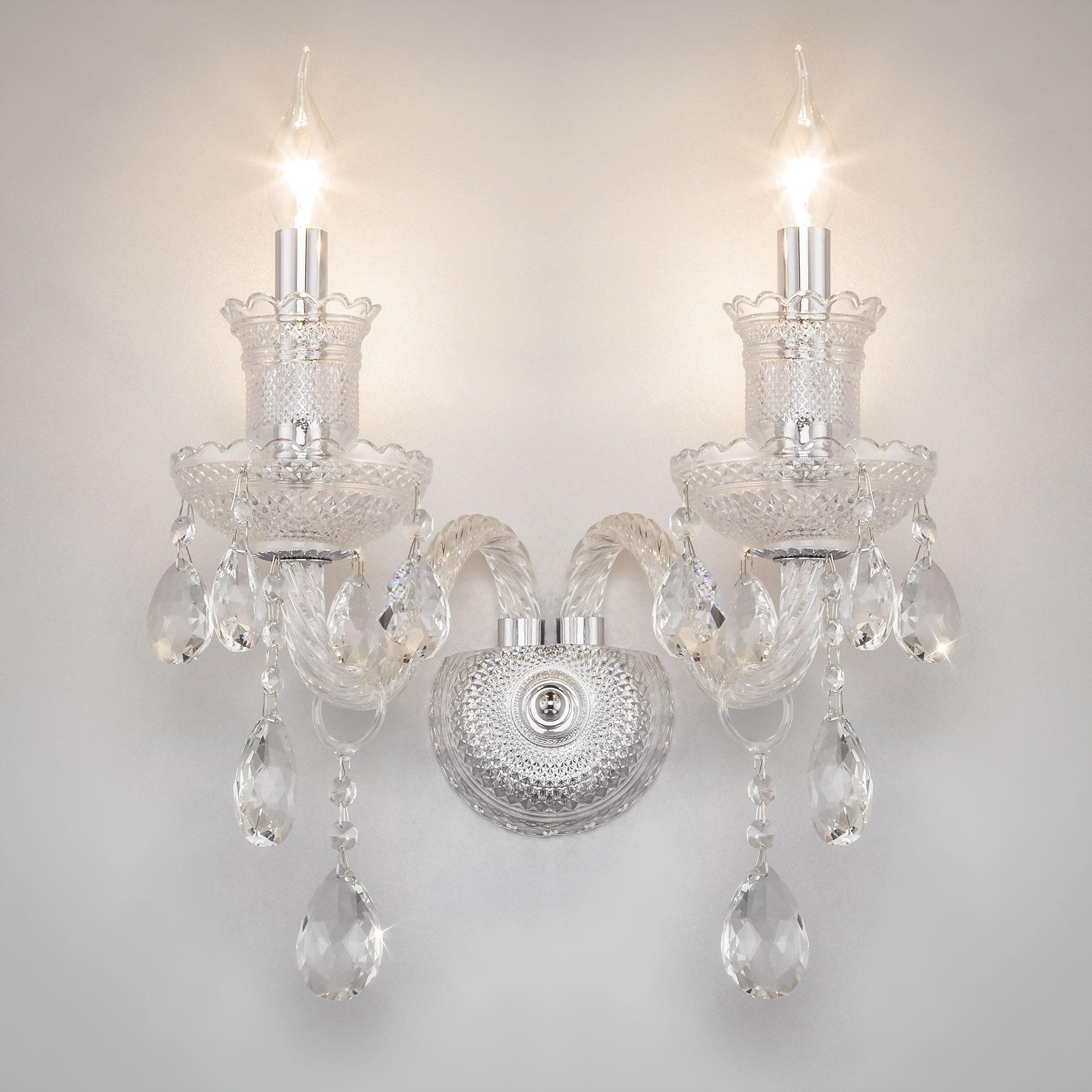 Классическое хрустальное бра Bogate's 336/2 Strotskis