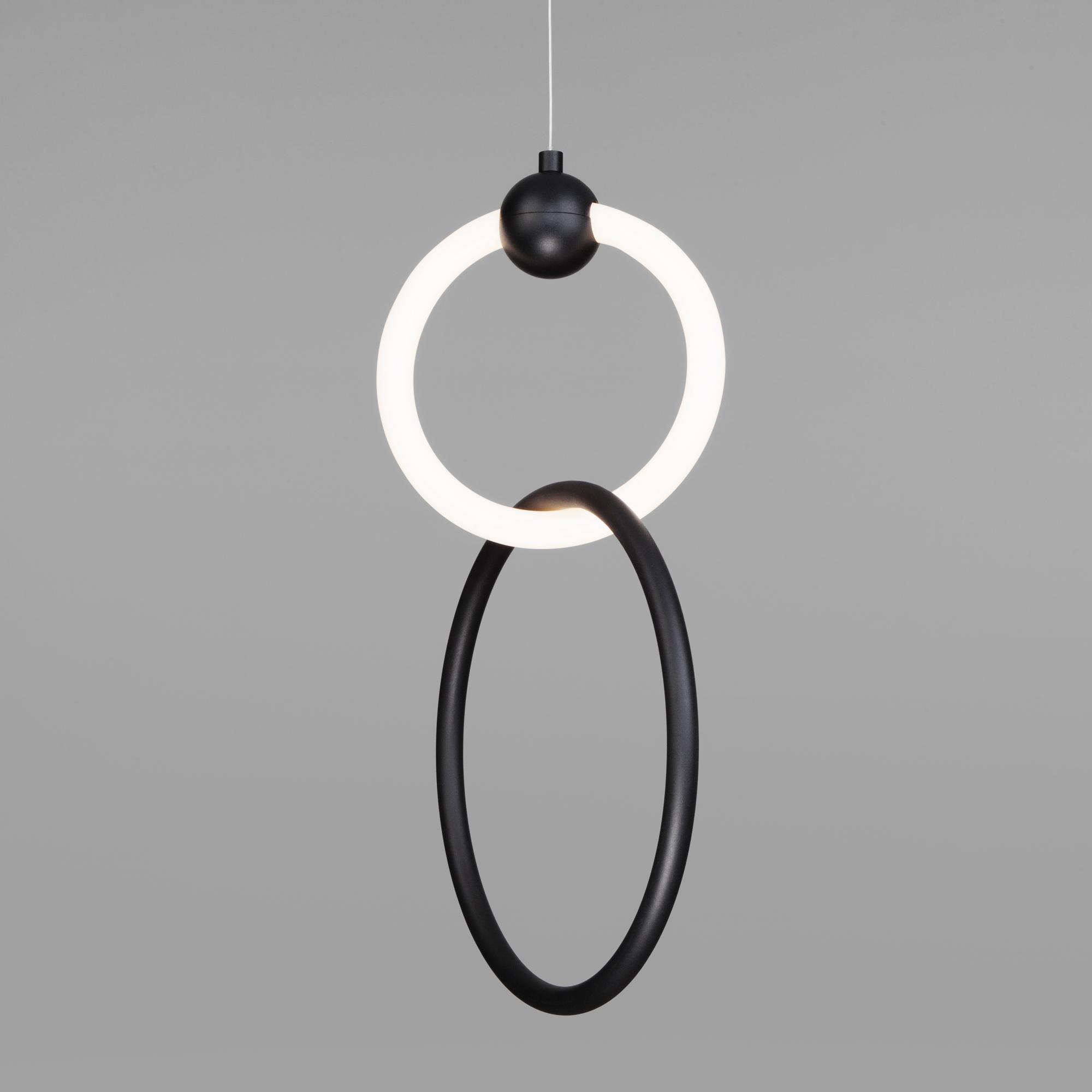 Подвесной светодиодный светильник Eurosvet 90166/2 черный