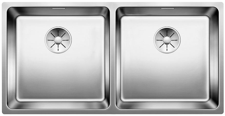 Врезная кухонная мойка Blanco ANDANO 400/400-U нержавеющая сталь