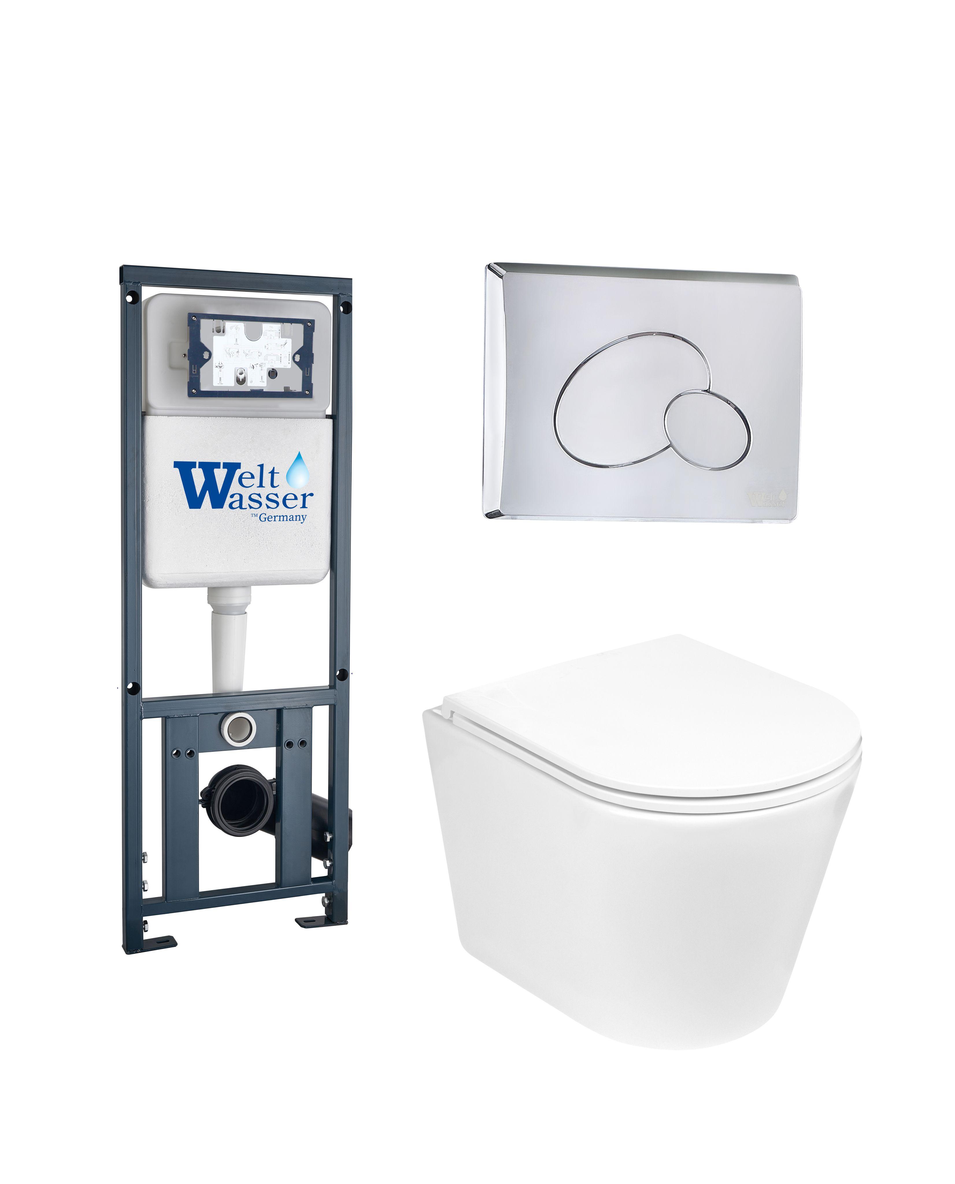 Комплект WeltWasser 10000011508 Salzbach 043 GL-WT + Marberg 410 + Marberg 410 RD-CR