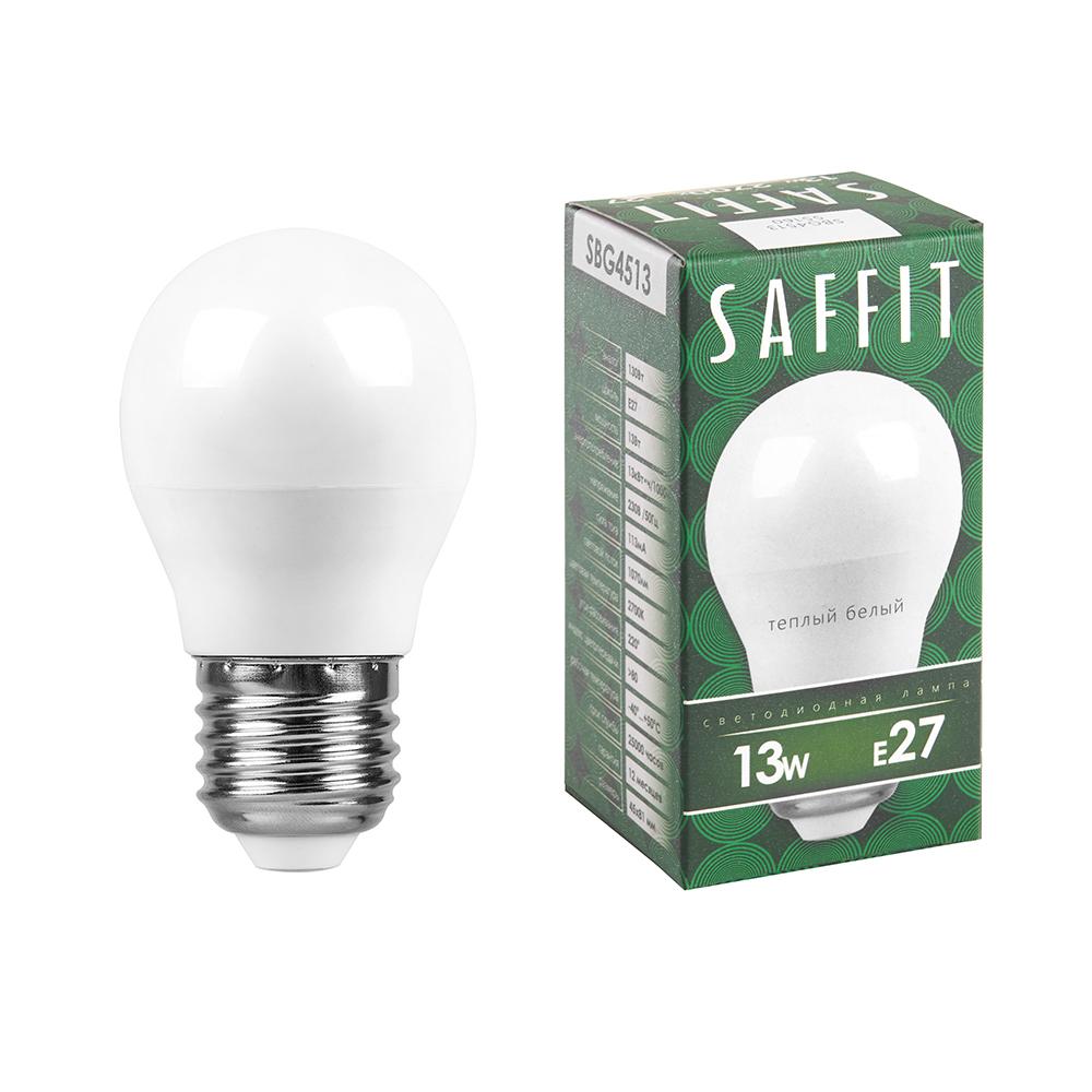 Лампа светодиодная Saffit SBG4513 55160
