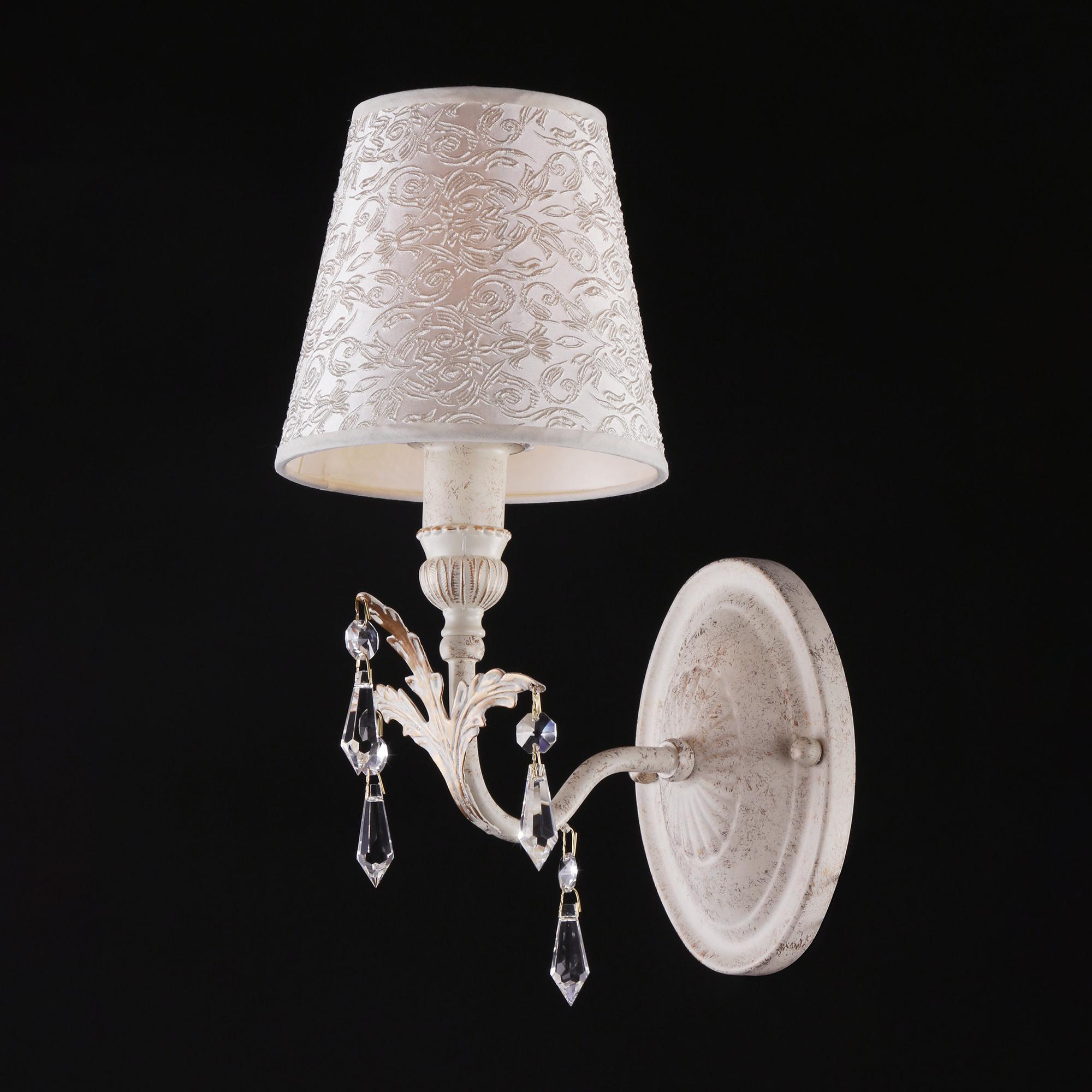 Бра в классическом стиле Bogate's 305/1 белый с золотом