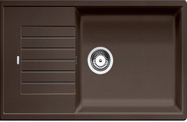 Врезная кухонная мойка Blanco ZIA XL 6S Compact SILGRANIT PuraDur кофе