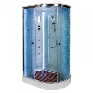 Душевая кабина Deto EM1512LLED+GM с гидромассажем