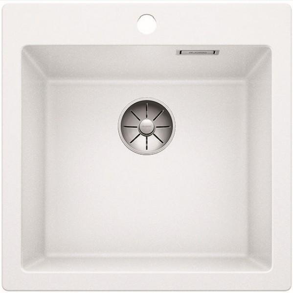 Врезная кухонная мойка Blanco PLEON 5 SILGRANIT PuraDur белый